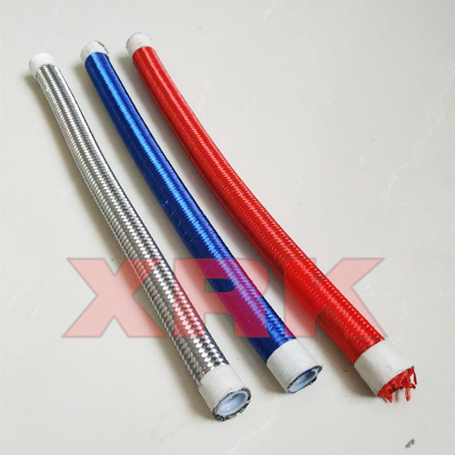 Color wire braided teflon tube